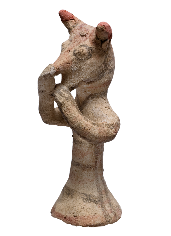Desconegut Figura de terracota que porta una màscara en forma de cap de brau Museu de Xipre