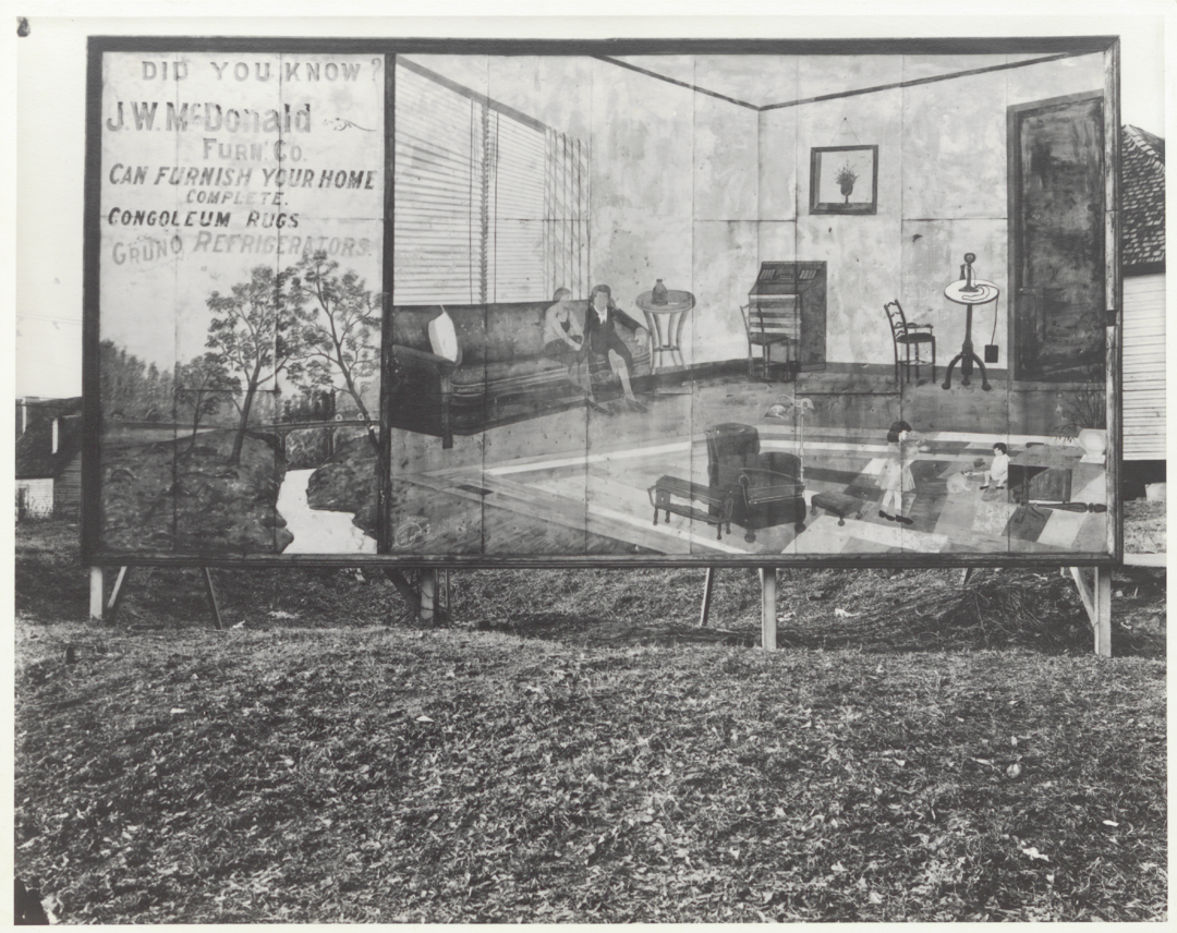 Walker Evans, "Cartell publicitari", 1936 Walker Evans, "Cartell publicitari", 1936