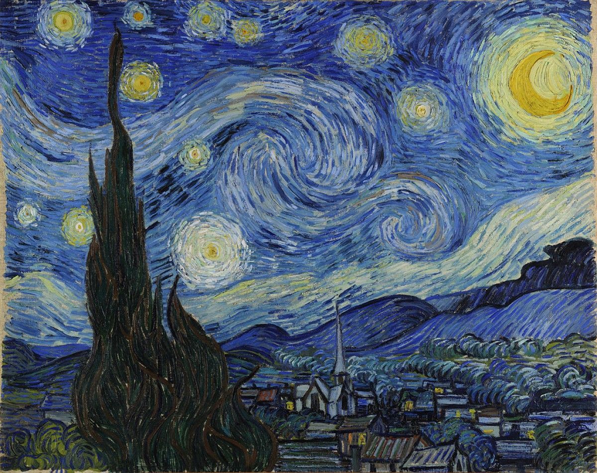 "La nit estrellada", de Van Gogh