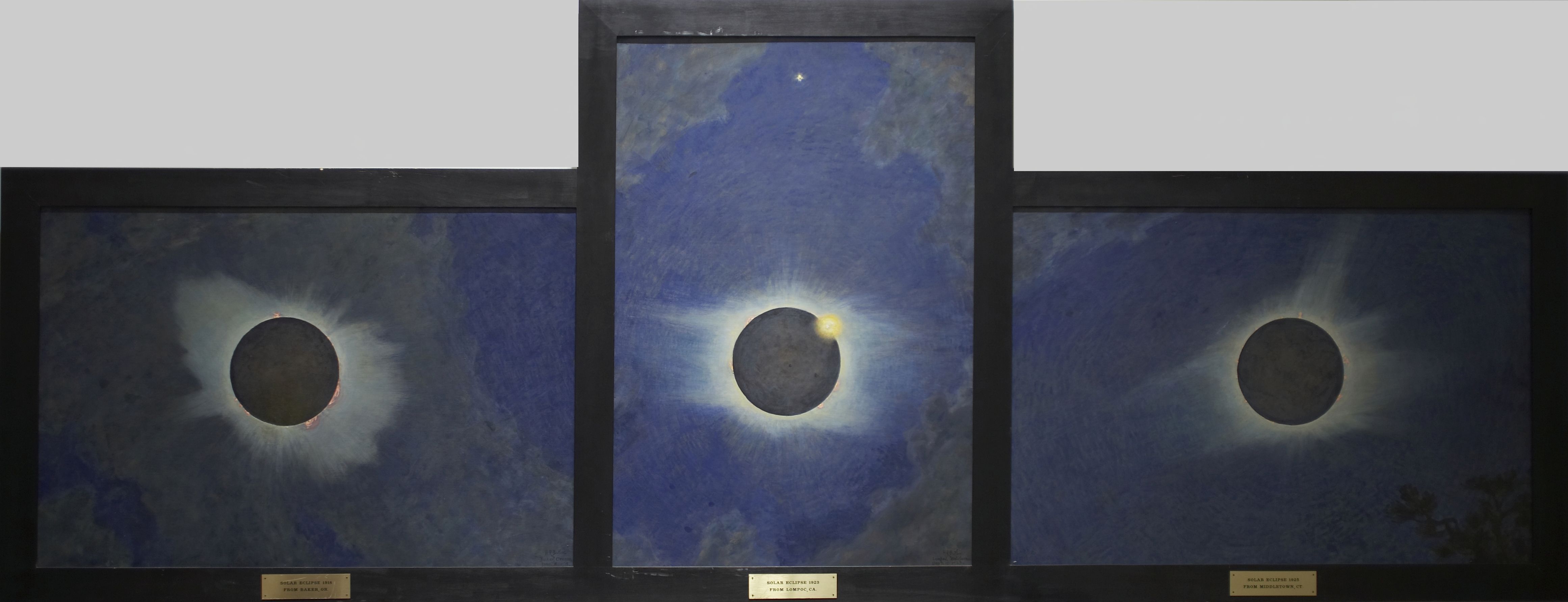 Howard Russell Butler. Solar Eclipse (1918); Solar Eclipse, Lompoc 1923 (1923); Solar Eclipse (1925).