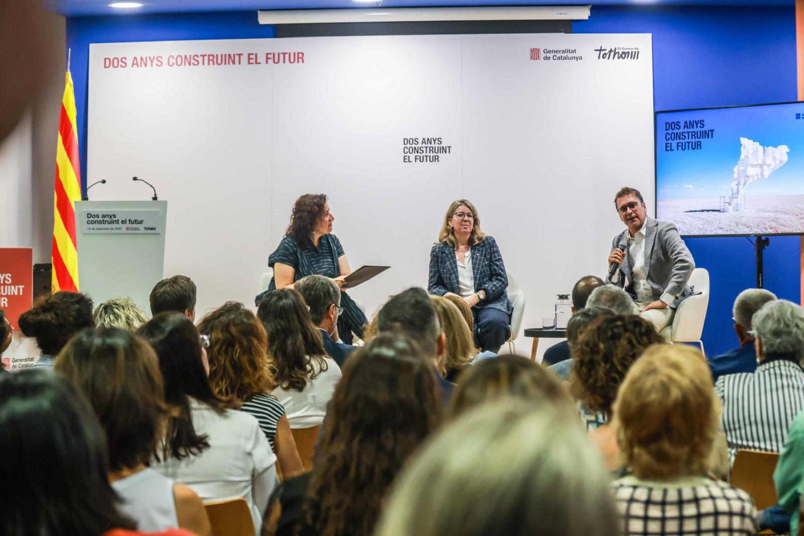 L'acte "Dos anys construint el futur. Amb la llengua: del compromís a l'acció" s'ha celebrat a Tàrrega