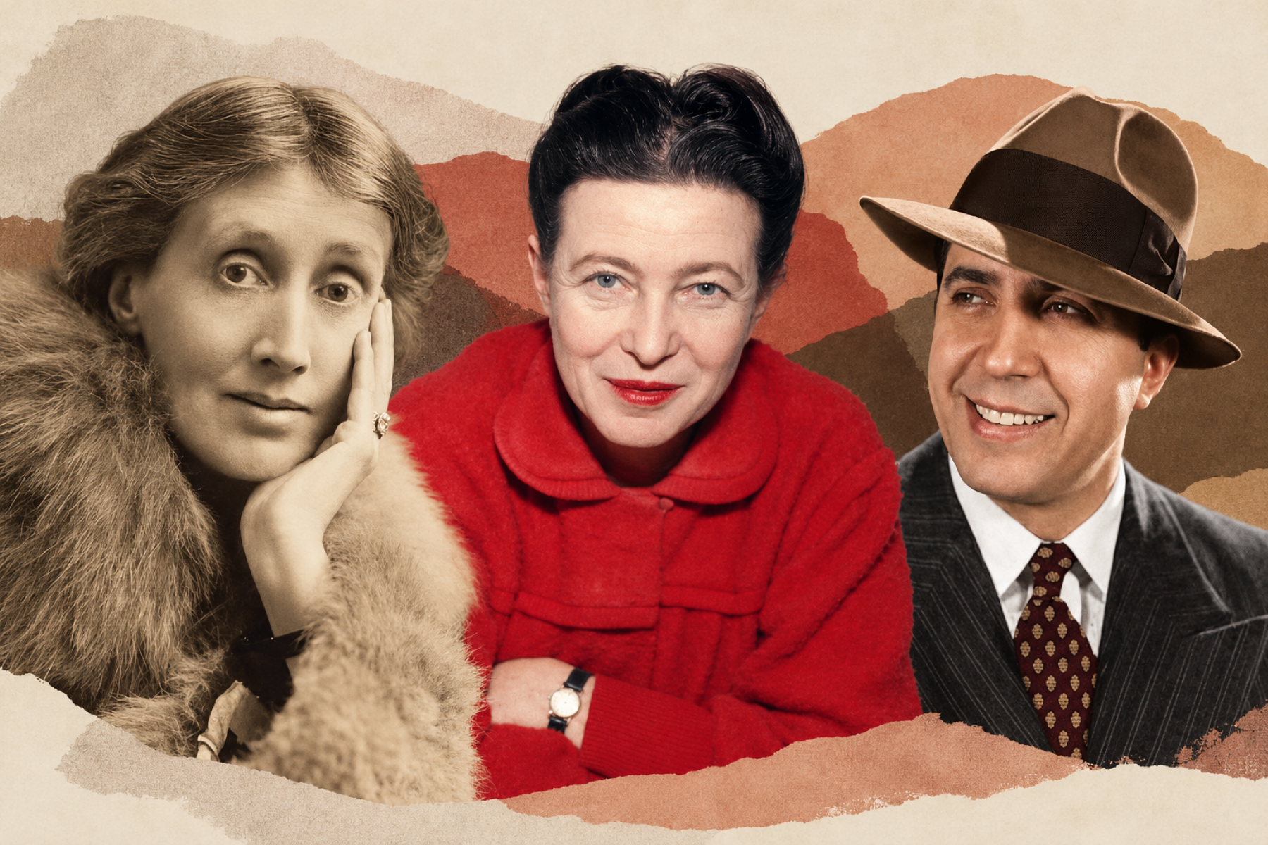 George Orwell, Simone de Beauvoir i Carlos Gardel