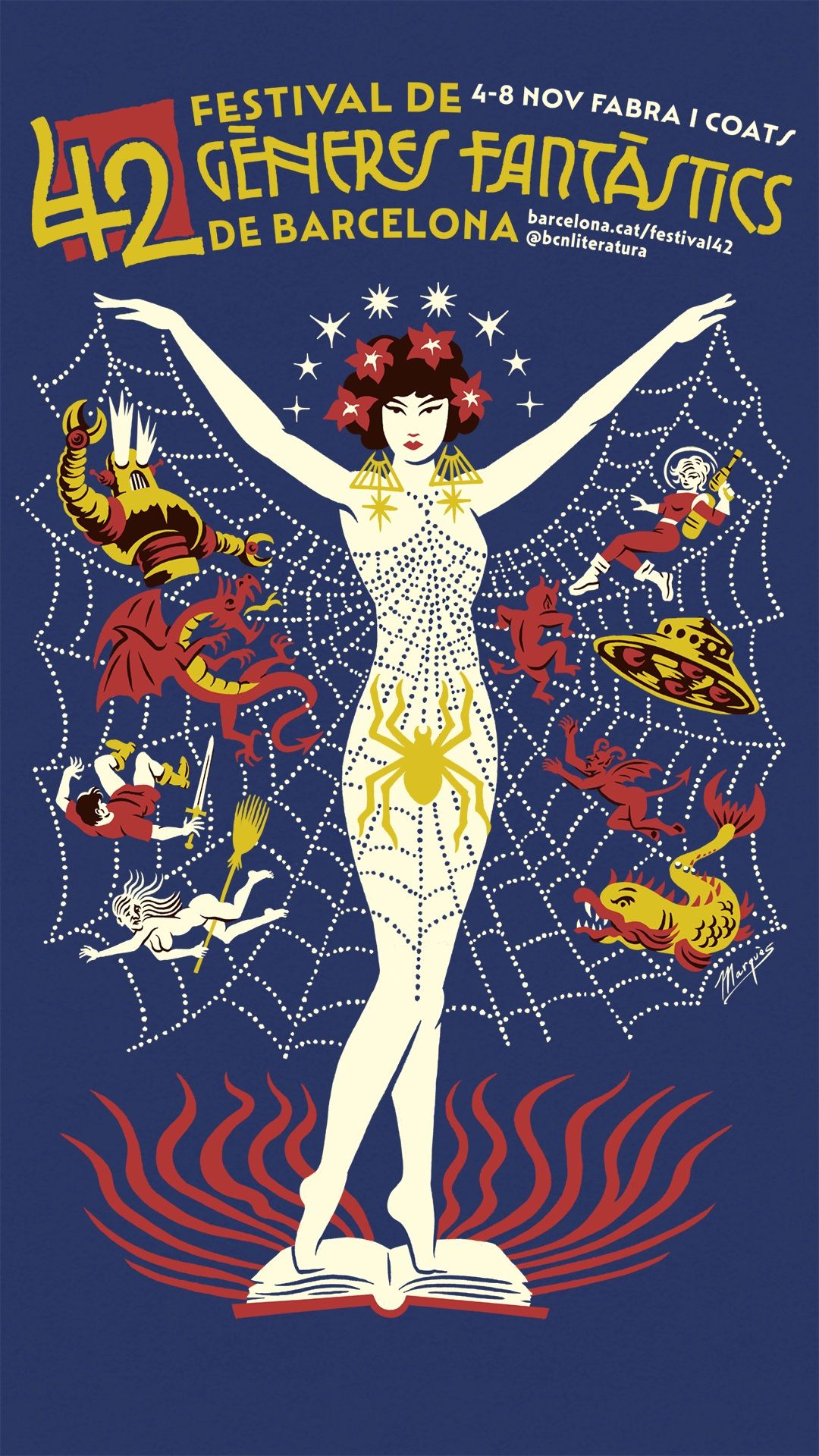 El cartell del "Festival 42, festival de Gèneres Fantàstics de Barcelona 2026" El cartell del "Festival 42, festival de Gèneres Fantàstics de Barcelona 2026"